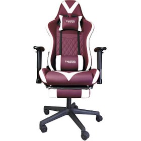 Resim TM8250-WM Comfort E-Spor Bordo Beyaz Oyuncu Koltuğu 