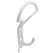 Resim NZB Portmanto Vestiyer Duvar Askısı Metal Dolap Elbise Askılığı Beyaz 