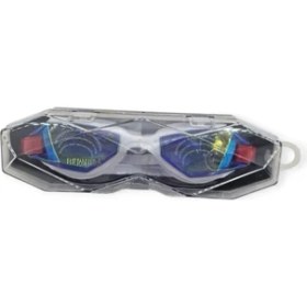 Resim Aynalı Yüzücü Gözlüğü Silikon Lacivert - 1765 (Lisinya) 