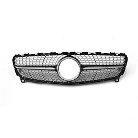 Resim Mercedes W176 2016-2018 A Serisi Uyumlu Diamond Panjur - Siyah 