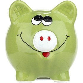 Resim Youmex Seramik Kuşağı Kumbara, Kartoon Domuz Figürü, Ev Dekorasyonu, Çocuklar İçin Para Biriktirme, 4 Renk Seçeneği, Aile Hediyesi 