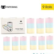 Resim Yaozixa Paperang P1/p2/p2s Uyumlu Renkli Termal Yazıcı Kağıdı - 9 Adet 57x30mm Güneşin Renkleri Paketi Diğer 