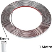 Resim Yapiskanli Nikelaj Serit Bant Cita 5mm 1 Metre Krom 