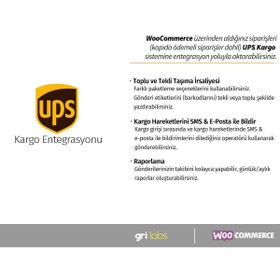 Resim UPS Kargo WooCommerce Entegrasyon Eklentisi 