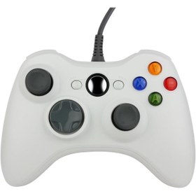 Resim DNR Bilişim Xbox 360/Slım -PC Laptop uyumlu titreşimli USB Kablolu Oyun Kolu (pc Ve Xbox 360 Uyumlu) - Beyaz 