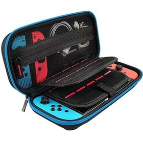 Resim Geeksen Nintendo Switch İçin Mavi Eva Koruyucu Çantası - Dört Köşe Koruma, Dayanıklı Materyal, Ev Kullanıma Uygun 