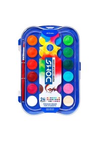 Resim Sulu Boya 24 Renk 23mm Çap 7428 Renkli 