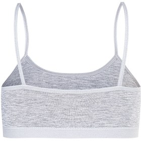 Resim ÖZKAN underwear Özkan 42324 3'lü Paket Kız Çocuk Pamuklu Süprem Esnek Rahat Pedsiz İnce Askılı Alıştırma Sütyeni Yar 