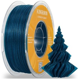 Resim Kingroon Twinkling Pla Mavi Filament 
