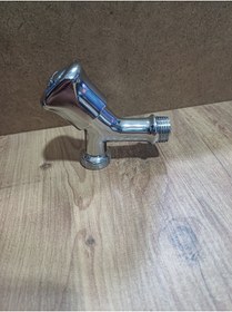 Resim SONTEY ÇAMAŞIR MUSLUK PARLAK KROM PİRİNÇ MALZEME 