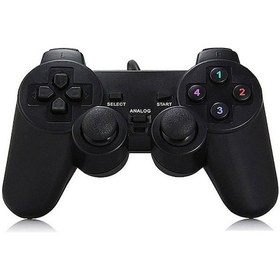 Resim Samdoo Pc İçin Usb Kablolu Oyun Kolu, Çift Titreşim Fonksiyonu, Siyah Renk, Winxp/7/8 Uyumlu, Oyun Kontrolcüsü Pc706 