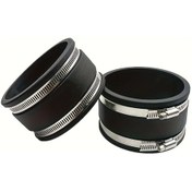 Resim Willowhaven 2 Adet 4 Inç Toz Geçirmez Pvc Boru Bağlantı Kelepçesi Paslanmaz Çelik Hortum Kelepçesi 