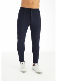Resim Crozwise Erkek Pamuk Polyester Ottoman Dar Paça Pantolon Lacivert 