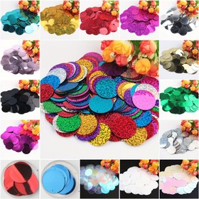 Resim 3cm Büyük Payetler - 30mm PVC Yuvarlak Gevşek Payetler, 58 adet, 20g, Yan Delme, Dikiş, El Sanatları, Scrapbooking, DIY ve Giysi Aksesuarları için İdeal, El Sanatları Dekoru | Canlı Payetler | Dayanıklı Payetler, Payet Aksesuarları 