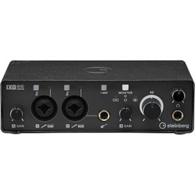 Resim Steinberg IXO22 - Mobil Uyumlu 2x2 USB Ses Kartı (Siyah) 