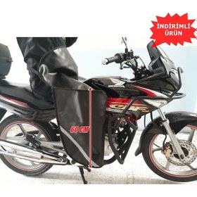 Resim Motorsiklet Diz Koruma Örtüsü Vitesli Dizlik Rüzgarlık 