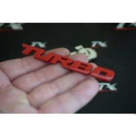 Resim Audi Turbo Bagaj Krom Metal 3M 3D Bagaj Yazı Logo K (548529090) 