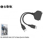 Resim S-link SL-SATA25 Harddiski Usb Dönüştürücü 