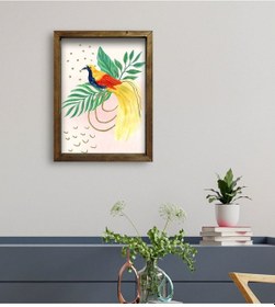 Resim Bk Gift Otel Odası Konseptli Doğal Masif Ahşap Çerçeveli Tablo 45 (551119818) 