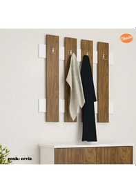 Resim Duvar Askılığı Askılık Portmanto Antre Askılık Vestiyer Çoklu Beyaz 