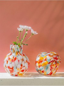 Resim The Mia Colored Cam Vazo 21x26 Cm Vzo0063 