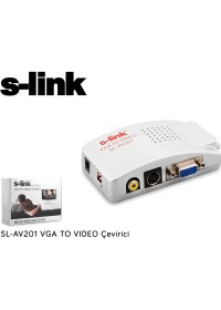Resim Uslucan Alışveriş S-Link SL-AV201 VGA To Video Converter 