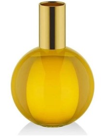 Resim Cool Sarı Gold Mumluk 12x2.4x5 cm 