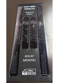 Resim Fiat Siena ile Uyumlu Kapı Eşiği ve Kapaklı Numaratör (Park Tel) 
