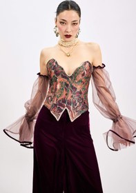 Resim Peony Corset Top - 38 