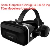 Resim Yesnıce VR Shinecon 3D Sanal Gerçeklik Gözlüğü 4.0/6.53 inç Android ve IOS telefonlarla uyumludur 