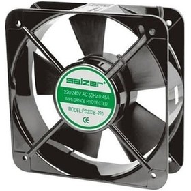Resim Salzer 200x200x60 220v Kare Fan Pd200b-220 