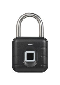 Resim Qingmipy Akıllı Parmak İzi Kilit - Tuya App İle Kontrol, 10 Parmak İzi Depolama, Ip67 Su Geçirmez, Parmak İzi+app Açma, Siyah, Pil İle Teslim Sy12 