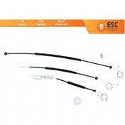 Resim VW New Beetle Cabrio 2003-2010 İçin Ön Sol Cam Kriko Tamir Seti 