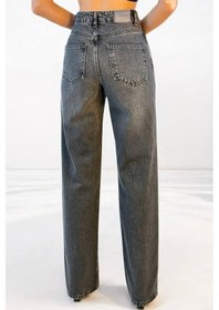 Resim Lacarino 7850 Straıght Kadın Jean Pantolon Onyx Black 