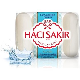 Resim Hacı Şakir Klasik Okyanus Serinliği Güzellik Sabunu 4 x 70 G 