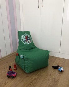 Resim PUFUMO SPIDERMAN ÇOCUK ARMUT PUF KOLTUĞU YEŞİL ( 1-8 YAŞ ) 
