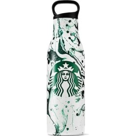Resim Starbucks Starbucks® Paslanmaz Çelik Yeşil Benekli Su Şişesi 532 ml - 11139803 