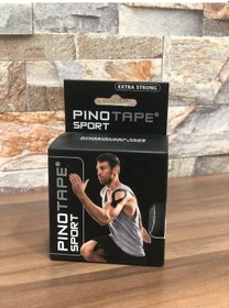 Resim Pino Tape Sport Sporcu Ağrı Bandı 5 CM x 5 M Siyah 