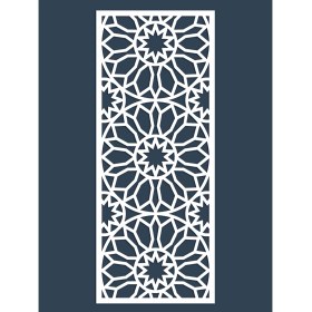 Resim Liar Ahşap Seperatör (Paravan) - KSP-201 - (10 mm) - (69 cm x 139 cm) - (Beyaz) 