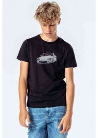 Resim Tshirthane S 2000 Baskılı Unisex Çocuk Siyah T-Shirt (534615640) 