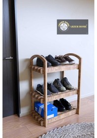 Resim Abzer Home Ayakkabılık Kahverengi Atlantik Çam 