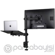 Resim ALLY 15-27inç Ayarlanabilir Mekanik Laptop Standı ve Monitör Tutucu 