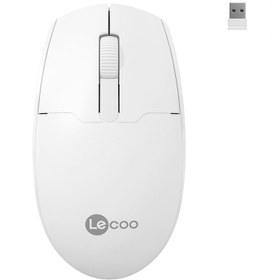 Resim Lecoo Ws204 Kablosuz 1200dpı Optik Mouse Beyaz Usb Alıcılı Ergonomik Tak Çalıştır Sessiz 