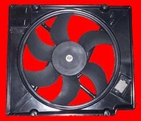 Resim Renault Scenic 1 2000 2003 Radyatör Fan Davlumbazı Komple 6Kanat 7701042683 