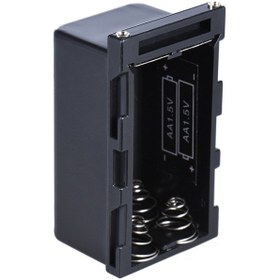 Resim Geeroyoo Np-f750 4 Adet Aa Pil Paketi Kılıfı Pil Tutucu Güç Np-f750 Serisi Led Video Işık Paneli / Monitör İçin Pil 