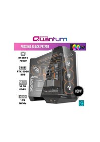 Resim Quantum Gaming Proxima PB1209 R5-7500F 32 GB 1 TB NVME 8 GB RTX5060 Free Dos Masaüstü Oyuncu Bilgisayarı 
