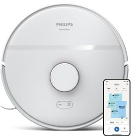 Resim Philips Islak Kuru Moplu Istasyonlu Robot Süpürge Beyaz 2700Pa 