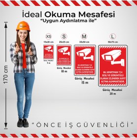 Resim isgtabelam 35x50cm/fosforluDekota/Bu Apartman 7/24 Sesli Ve Görüntülü Olarak Kayıt Altına Alınmaktadır/v2-1 