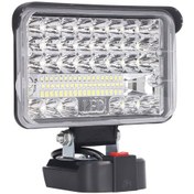 Resim Tenfowee 144w 7200lm 6500k Led Çalışma Lambası - 18v Pil Uyumlu, Çok Açı Aydınlatma, Taşınabilir, Dış Mekan Kamp Balıkçılık Için 
