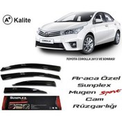 Resim SUNPLEX Toyota Corolla Cam Rüzgarlığı Mugen Tip 2013-2018 